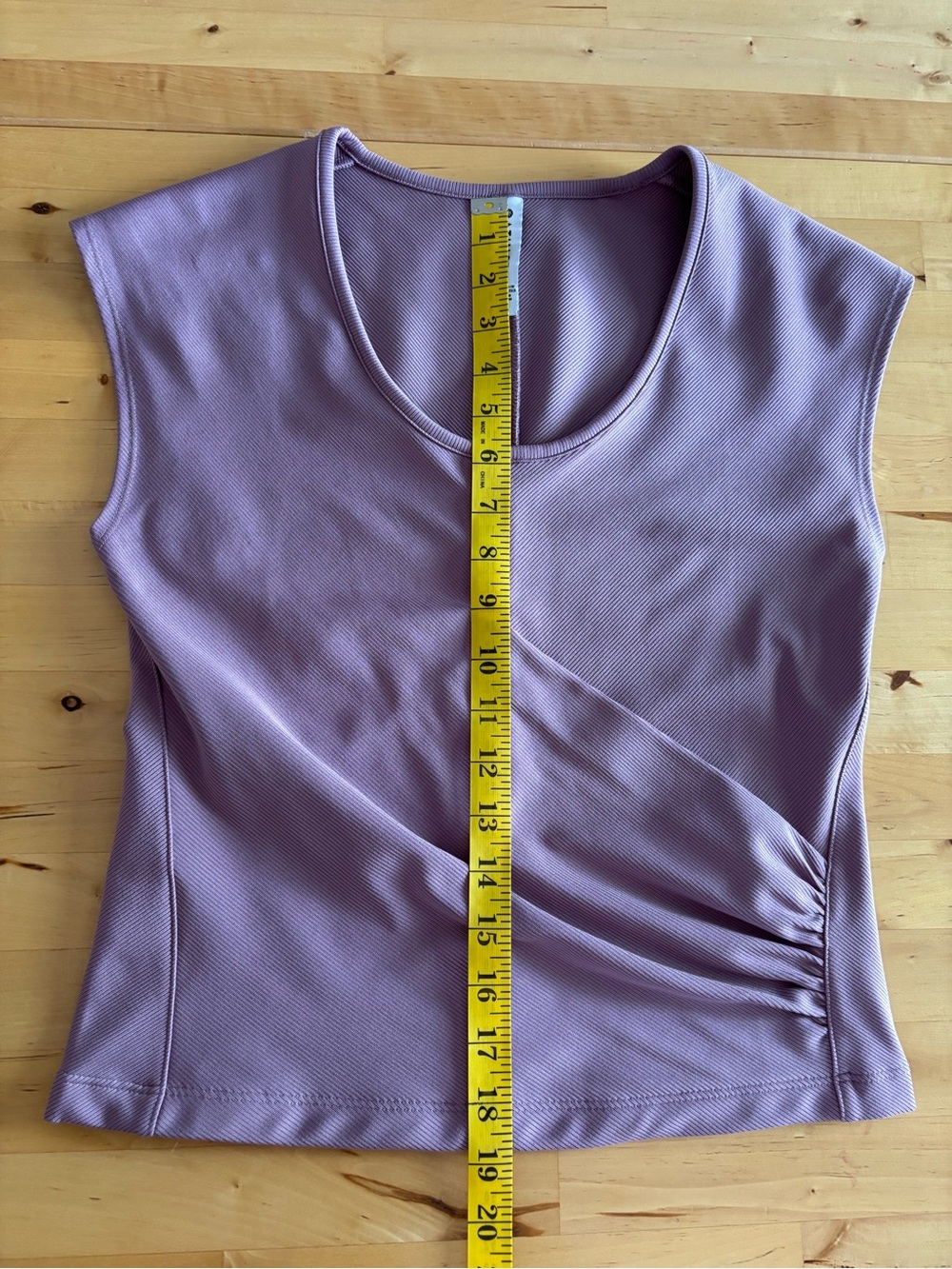 Athleta Bayview Tee XS Short Sleeve Scoop Neck Top in Mauve - Picture 6 of 9